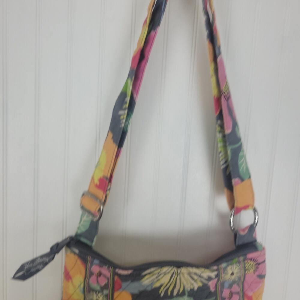 Vera Bradley Coastal Paradise Hipster Cross Body Purse - Picture 4 of 16